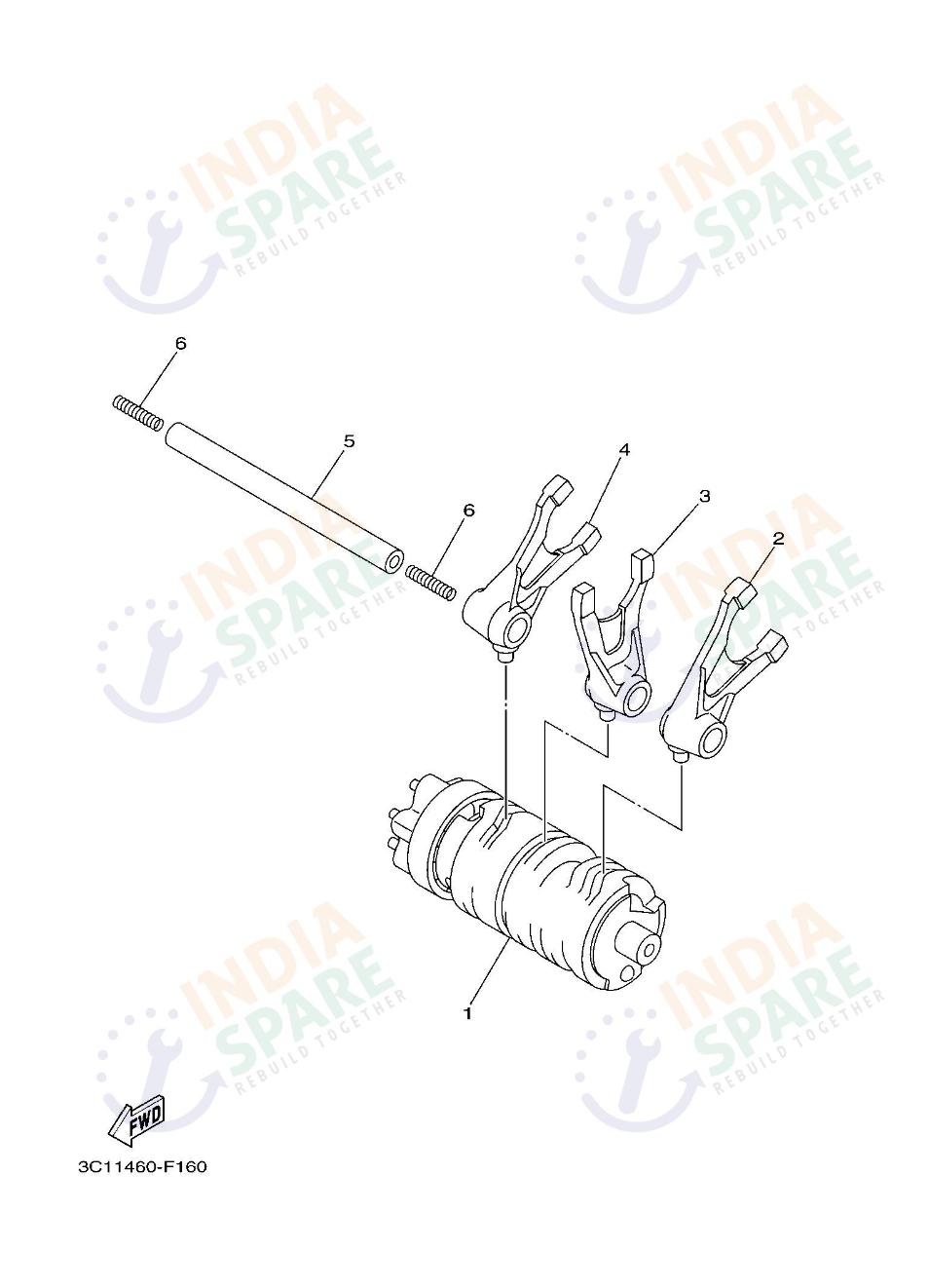 SHIFT CAM FORK